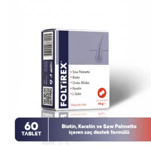 Foltirex Biotin & Keratin Takviyesi 60 Tablet