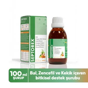 Septorex Bal, Zencefil & Zerdeçal Şurup 100 ml