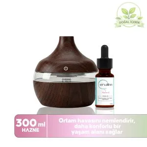 Ervalinn Fresh Air Buhurdanlık Seti Koyu Kahve